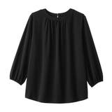 らくキレイストレッチギャザーブラウス   | Viola e Viola | 詳細画像24 