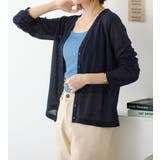 VネックベーシックUVカーディガン | Viola e Viola | 詳細画像33