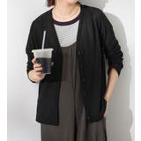 ブラック | VネックベーシックUVカーディガン | Viola e Viola