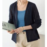 ネイビー | VネックベーシックUVカーディガン | Viola e Viola