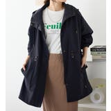 ネイビー | はっ水マウンテンロングパーカー      | Viola e Viola