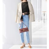 程よい透け感大人シアー素材切替トップス | Viola e Viola | 詳細画像14