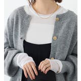 程よい透け感大人シアー素材切替トップス | Viola e Viola | 詳細画像18