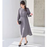 上品光沢フレアーワンピース | alotta | 詳細画像18