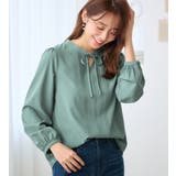 ピンタックデザインリボンブラウス | alotta | 詳細画像13