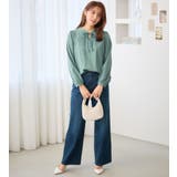 ピンタックデザインリボンブラウス | alotta | 詳細画像15