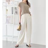 袖チュールデザイン綿混Ｔシャツ | alotta | 詳細画像13 