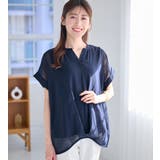 裾タックふんわりブラウス | alotta | 詳細画像35