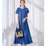 フレンチスリーブフレアーワンピース | alotta | 詳細画像1 