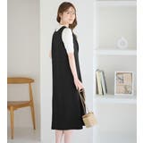 カシュクールデザインジャンパースカート | alotta | 詳細画像9 