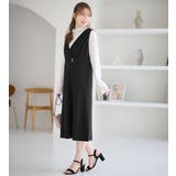 カシュクールデザインジャンパースカート | alotta | 詳細画像10 