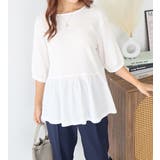 ジャカードペプラムトップス | Viola e Viola | 詳細画像8