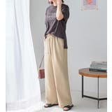 麻調ゆるワイドパンツ | Viola e Viola | 詳細画像8 