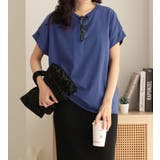 【接触冷感】脱普通！すっきり見え大人の上品Ｔシャツ | Viola e Viola | 詳細画像7 