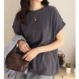 チャコール | 【接触冷感】脱普通！すっきり見え大人の上品Ｔシャツ | Viola e Viola