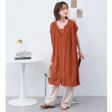 【接触冷感】スラブ素材ギャザーワンピース | Viola e Viola | 詳細画像12 