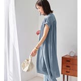 【接触冷感】スラブ素材ギャザーワンピース | Viola e Viola | 詳細画像8 