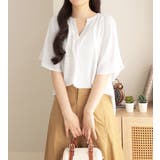 【接触冷感】さらさらＥＡＳＹフレアスリーブブラウス | Viola e Viola | 詳細画像16 