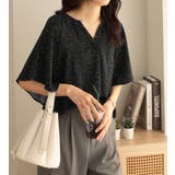 【接触冷感】さらさらＥＡＳＹフレアスリーブブラウス | Viola e Viola | 詳細画像6 