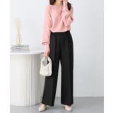 ウエストシャーリングとろみワイドパンツ | alotta | 詳細画像7 