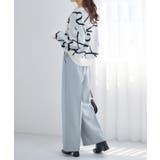 ウエストシャーリングとろみワイドパンツ | alotta | 詳細画像13 