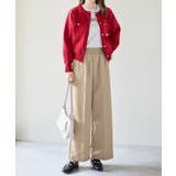 ウエストシャーリングとろみワイドパンツ | alotta | 詳細画像20 