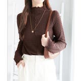 カットジャガードプチハイネックプルオーバ | alotta | 詳細画像15