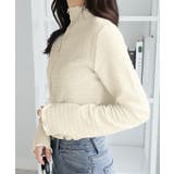 カットジャガードプチハイネックプルオーバ | alotta | 詳細画像28