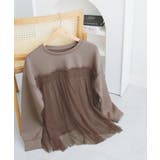 １枚着映えチュール重ねダンボールトップス | Viola e Viola | 詳細画像11 