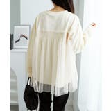 １枚着映えチュール重ねダンボールトップス | Viola e Viola | 詳細画像24 