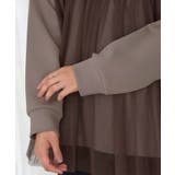 １枚着映えチュール重ねダンボールトップス | Viola e Viola | 詳細画像8 