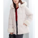 ファー付きミドル丈中綿コート | alotta | 詳細画像13 