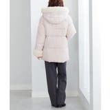 ファー付きミドル丈中綿コート | alotta | 詳細画像15 