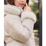 ファー付きミドル丈中綿コート | alotta | 詳細画像16 