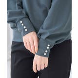 パール調ボタン柔らかカットソーゆるトップ | alotta | 詳細画像17