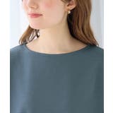 パール調ボタン柔らかカットソーゆるトップ | alotta | 詳細画像18