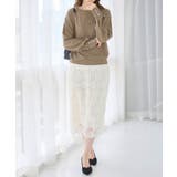 パール調ボタン柔らかカットソーゆるトップ | alotta | 詳細画像22