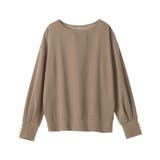 パール調ボタン柔らかカットソーゆるトップ | alotta | 詳細画像31