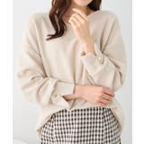 柔らかニットソー金ボタンゆるトップス | alotta | 詳細画像12