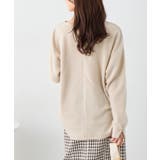 柔らかニットソー金ボタンゆるトップス | alotta | 詳細画像17