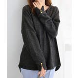 柔らかニットソー金ボタンゆるトップス | alotta | 詳細画像20