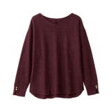 柔らかニットソー金ボタンゆるトップス | alotta | 詳細画像30