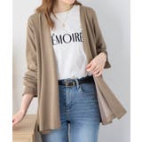 リップル素材着流しカーディガン | alotta | 詳細画像4 