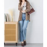 リップル素材着流しカーディガン | alotta | 詳細画像5 