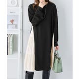 異素材切替チュニックワンピース | alotta | 詳細画像6 