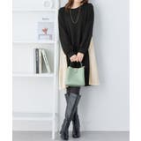 異素材切替チュニックワンピース | alotta | 詳細画像7 