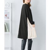 異素材切替チュニックワンピース | alotta | 詳細画像9 