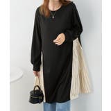 異素材切替チュニックワンピース | alotta | 詳細画像16 