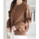 ゴールドボタンニットカーデ | Viola e Viola | 詳細画像3