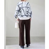 あったか裏起毛セミワイドパンツレギュラ | alotta | 詳細画像9 